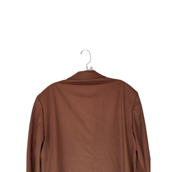 Zara Blazer Mens Brown Preppy Academia Career Office Work Moody Rustic Size 38 - Picture 8 of 13